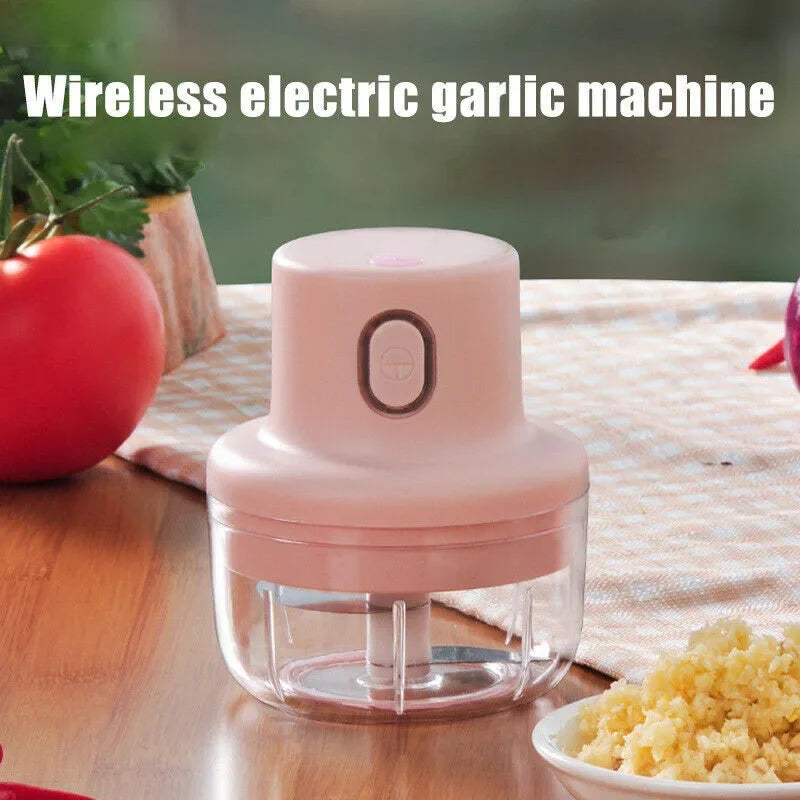 Electric Garlic Crusher USB Wireless .