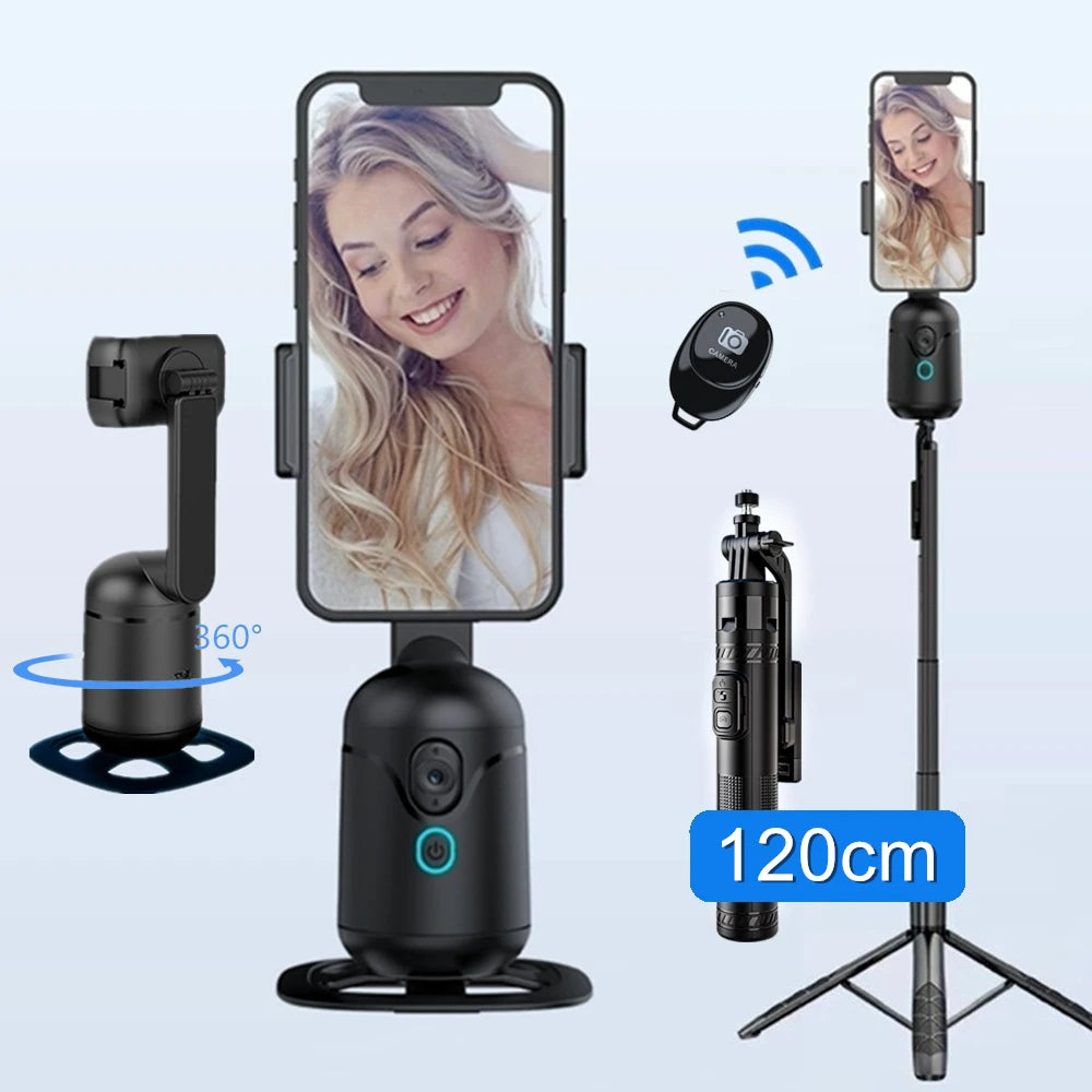 360 Rotation Auto Face Tracking Phone Holder Tripod