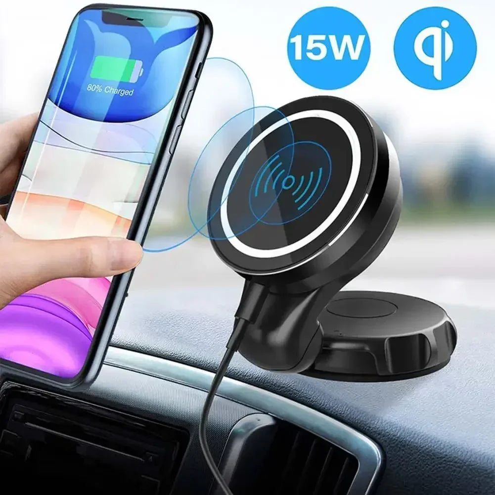 15w Magnetic Car Wireless Charger