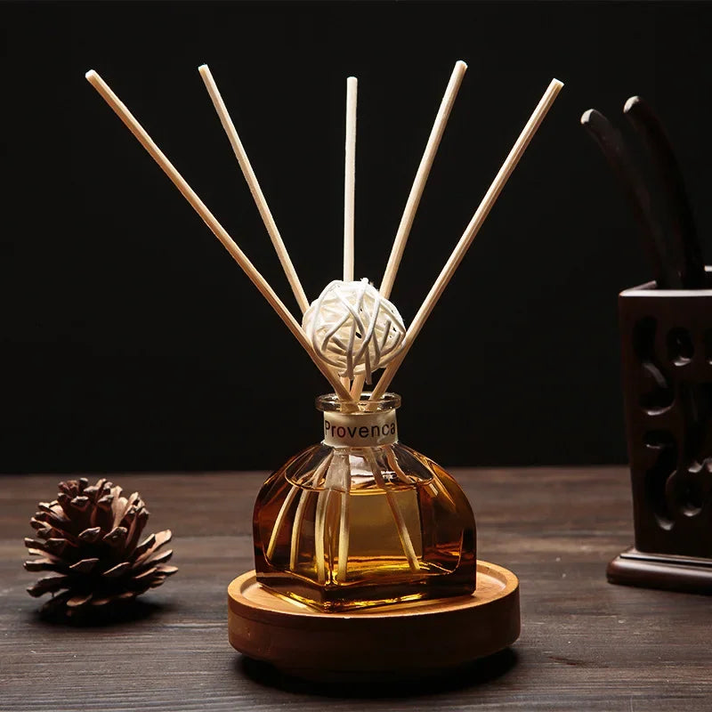 50ml Lavender Reed Diffuser Sets Jasmine Air Freshener Essential Oil .