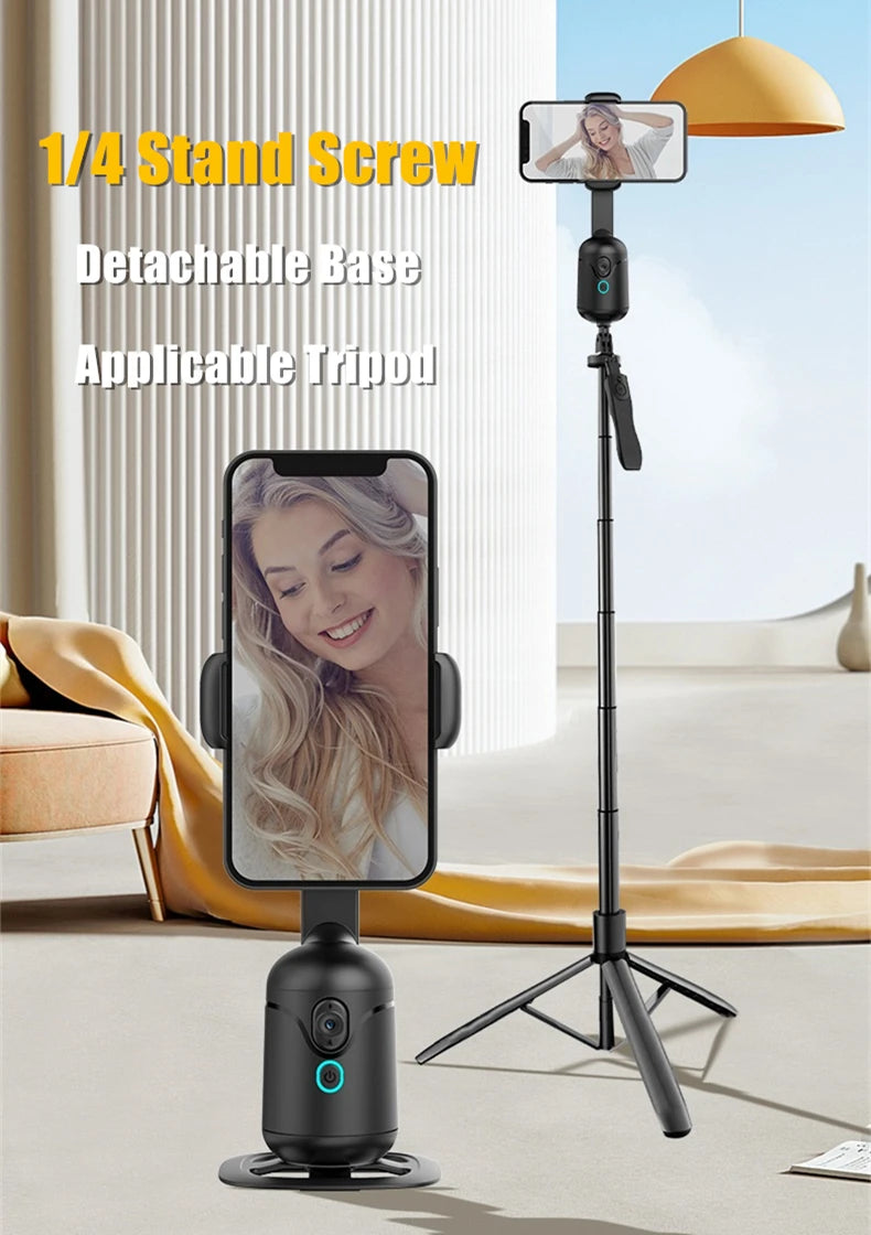 360 Rotation Auto Face Tracking Phone Holder Tripod