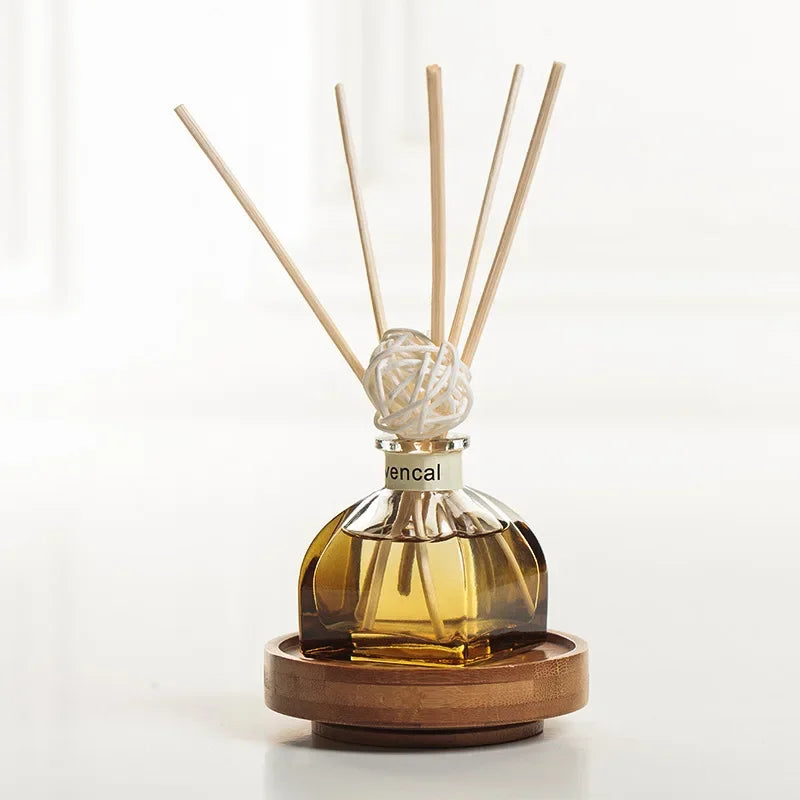 50ml Lavender Reed Diffuser Sets Jasmine Air Freshener Essential Oil .